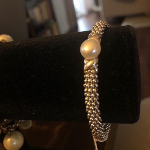 New Lagos Luna Pearl Rope Bracele Caviar 925 - Picture 2 of 5